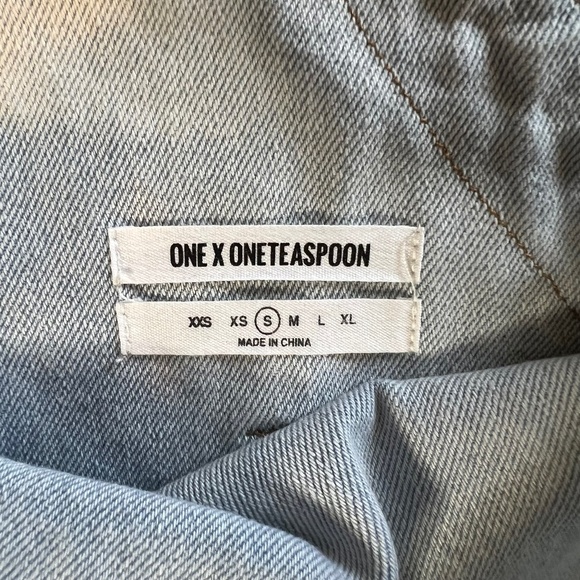 Trendy Stone Washed Overalls With Open Sides - Picture 2 of 6 Trendy Stone Wash - Picture 6 of 6